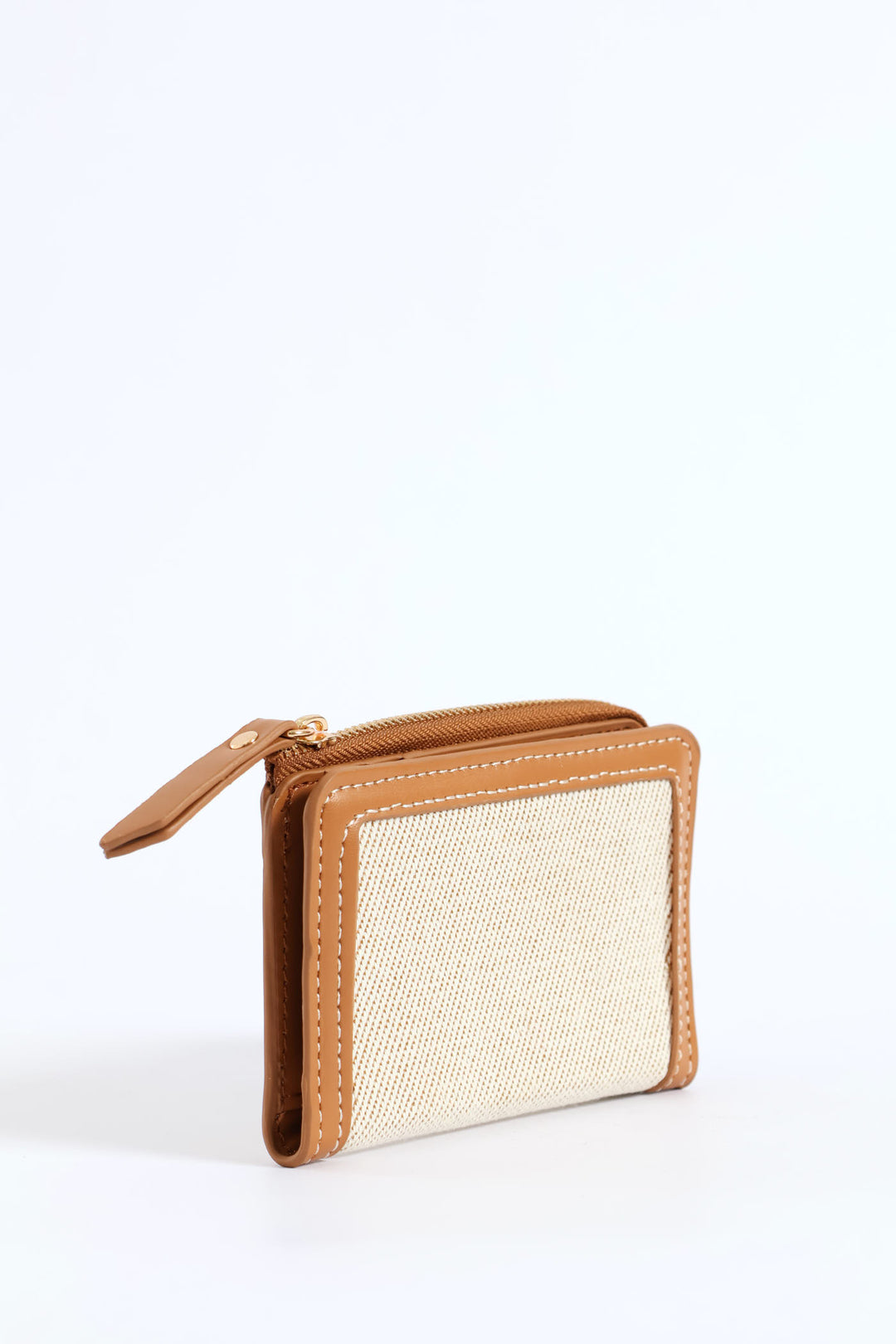 Canvas BiFold Purse - Tan