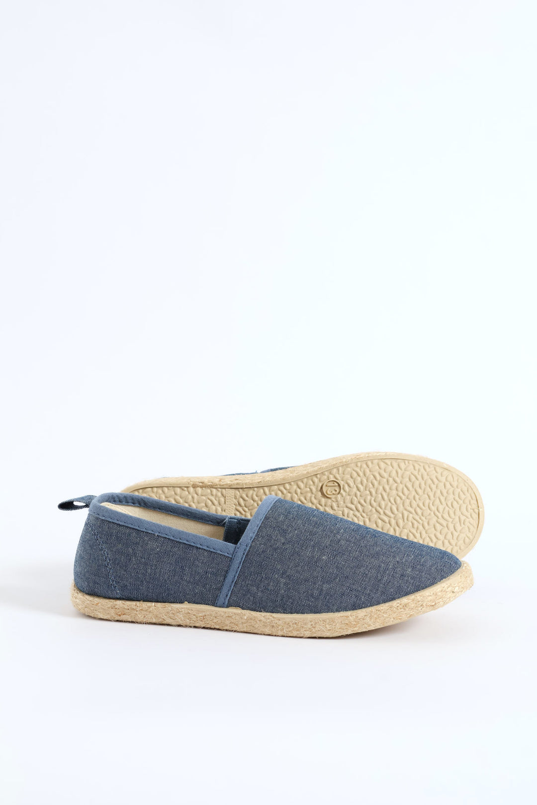 Boys Chambray Espadrille Sandal - Blue