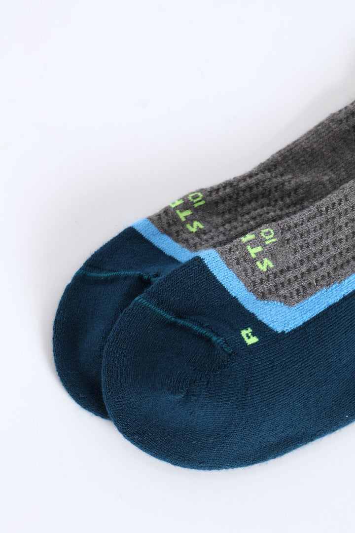 Stride Anklet Socks - Grey