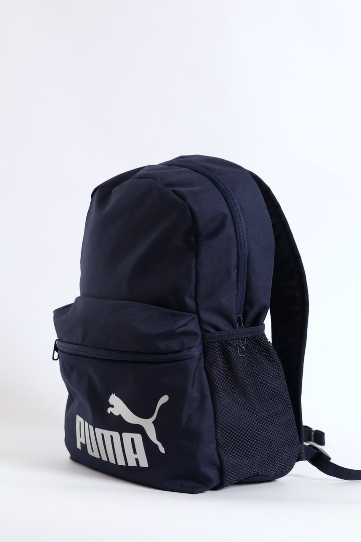 Silver Cat Bag - Navy