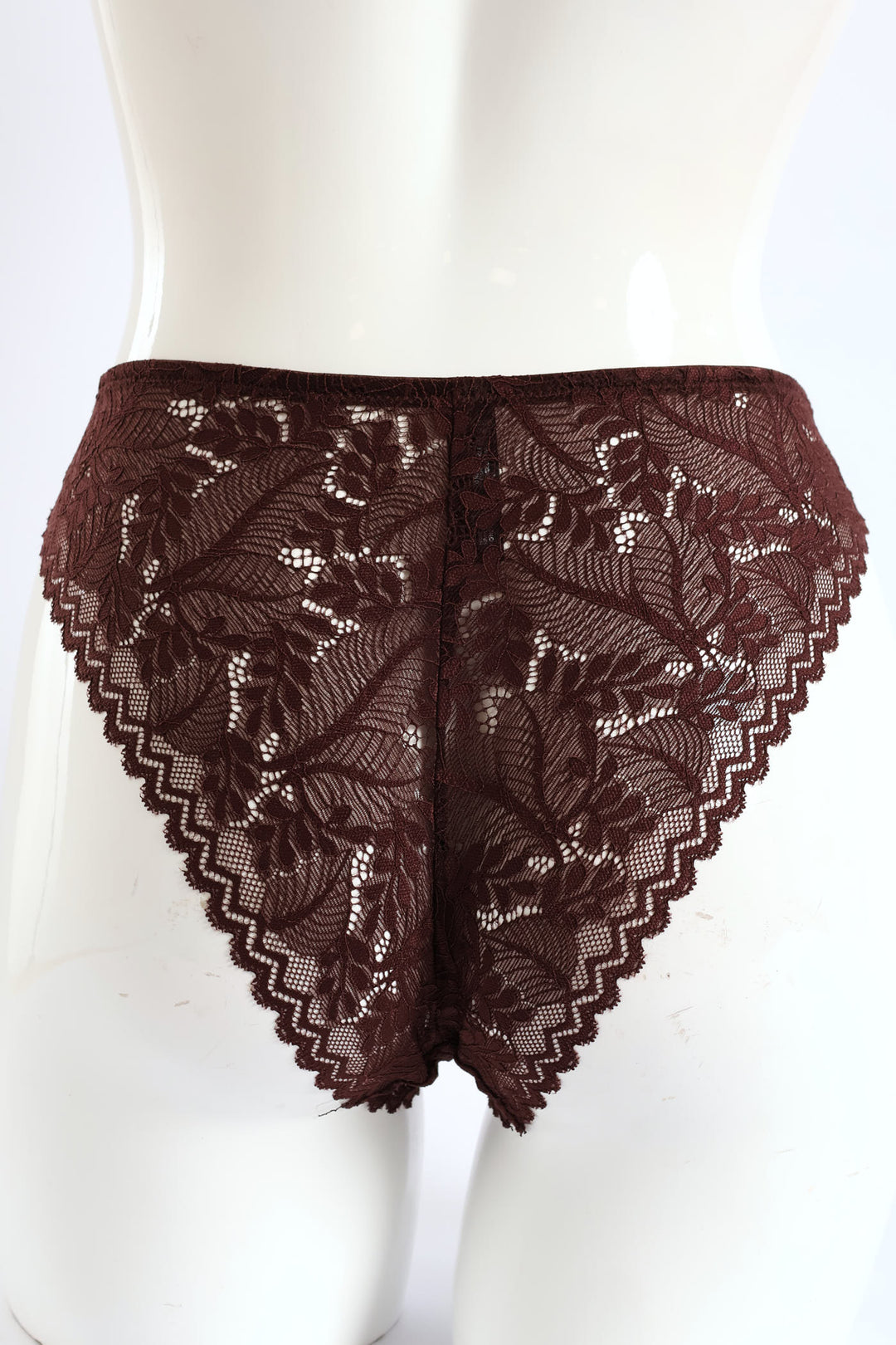 3 Pack Lace Brazilian Panties - Rose/Coastal/Fudge