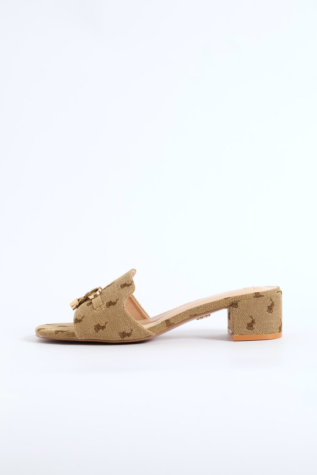 Block Mule Heel - Stone