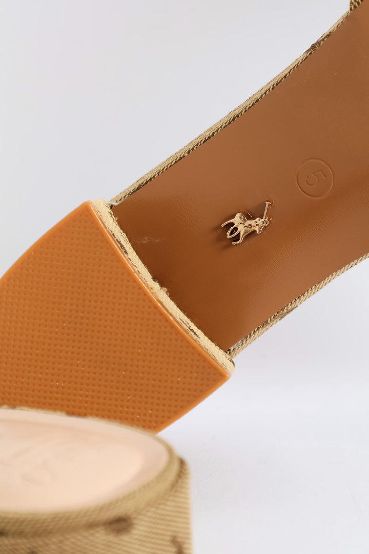 Block Mule Heel - Stone