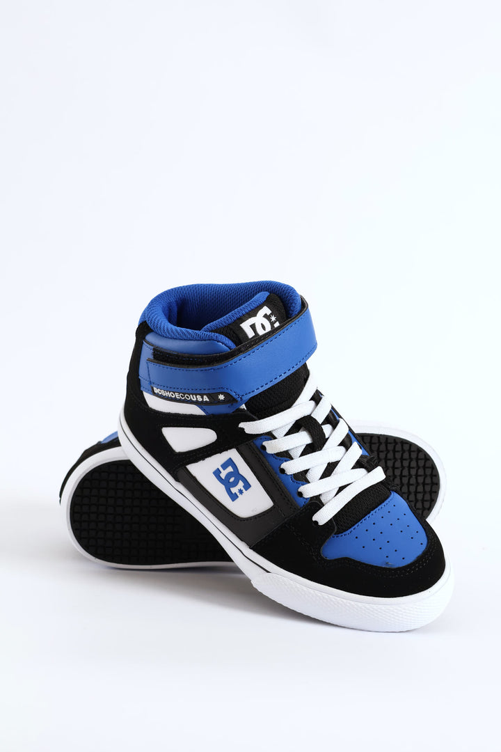 Boys Pure Hitop Ev Dc Sneaker - Black/Navy