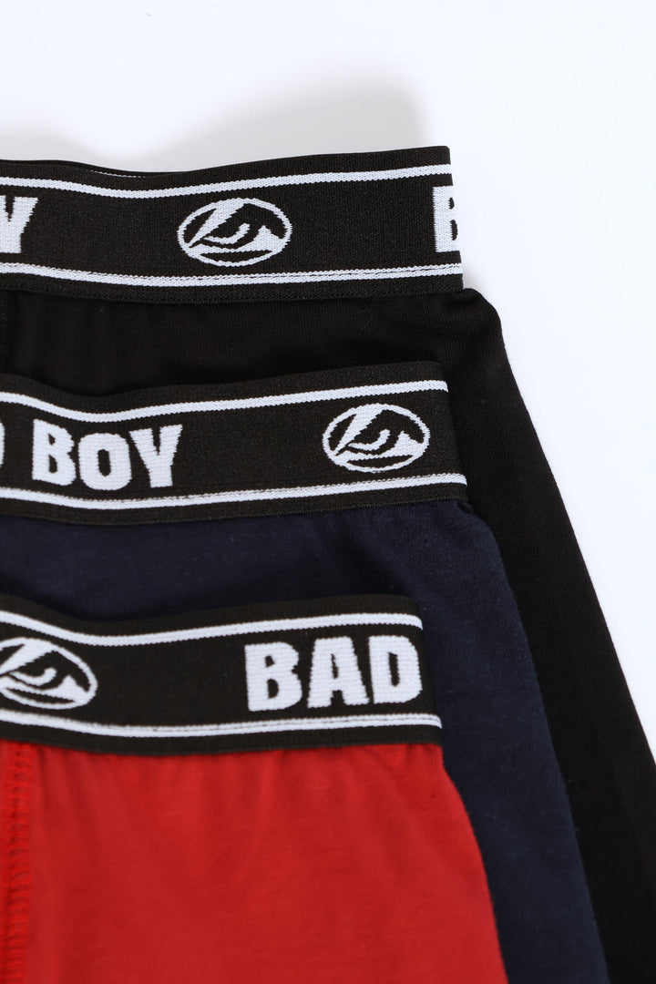 3 Pack Plain Trunks - Multi