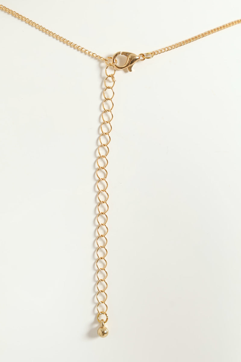 Cherry Earring & Necklace Pendant Set - Gold