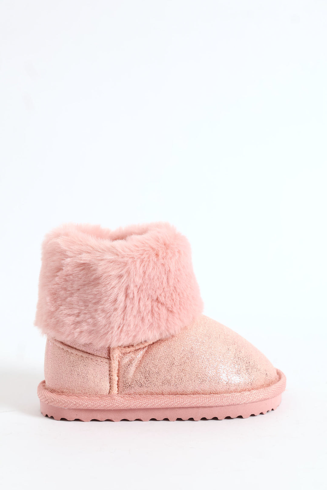 Baby Girls Snowboot Slipper - Pink
