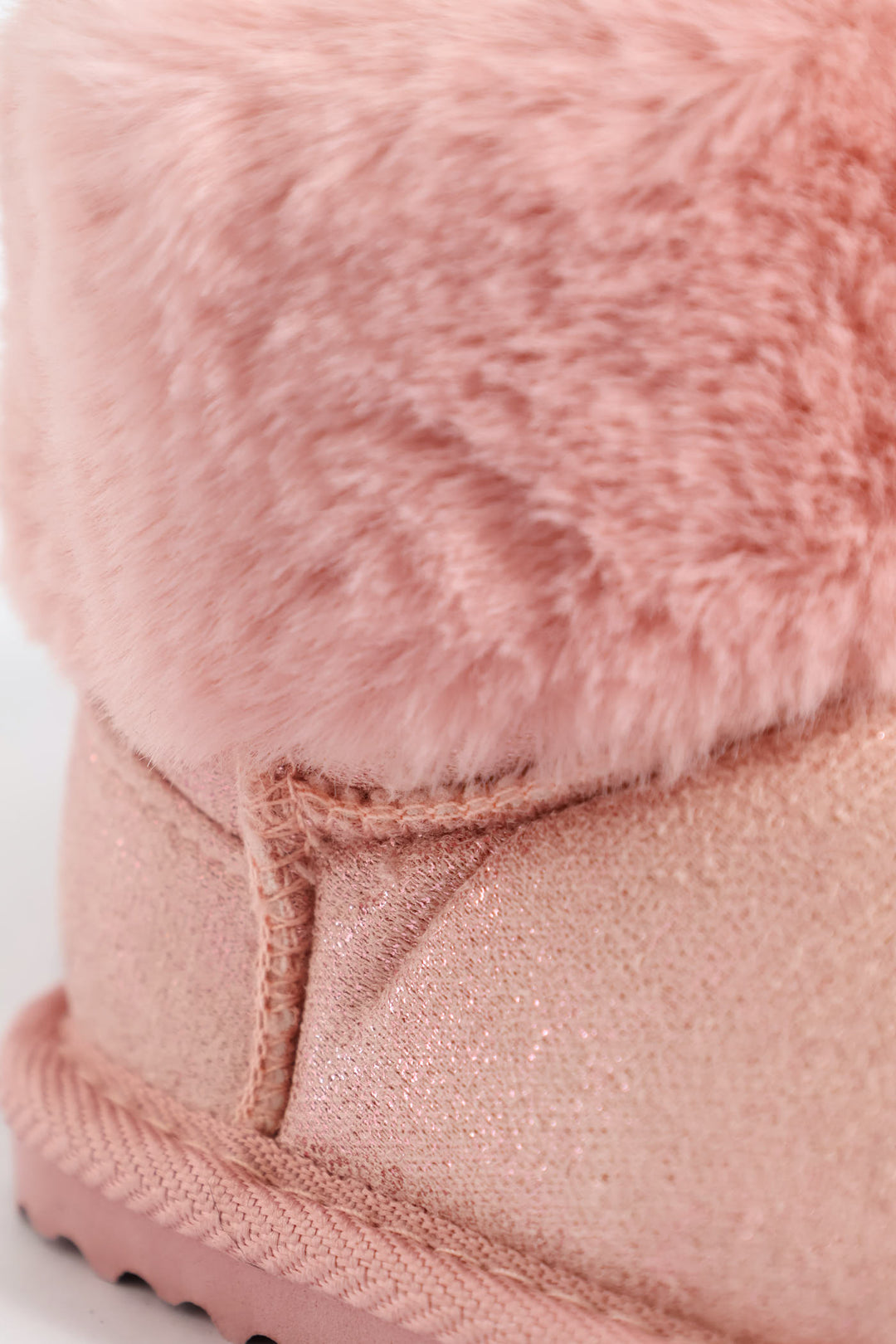 Baby Girls Snowboot Slipper - Pink