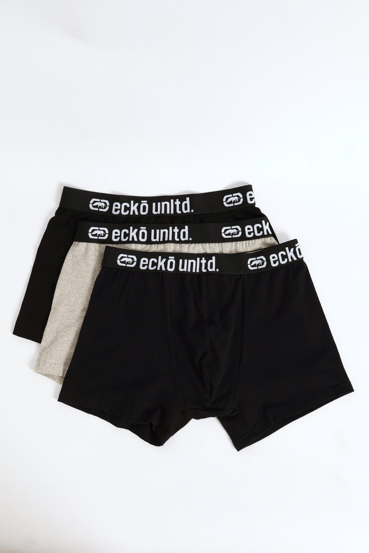 3 Pack Trunks - Black/Grey