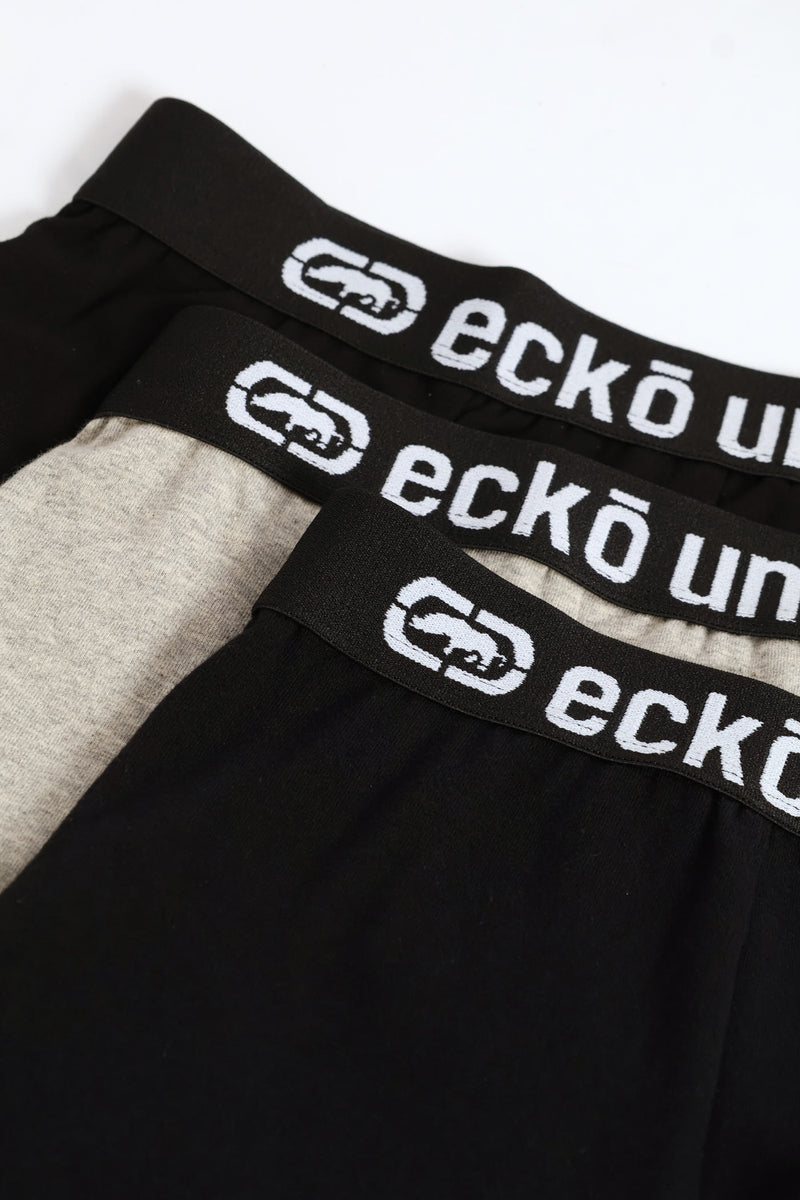 3 Pack Trunks - Black/Grey