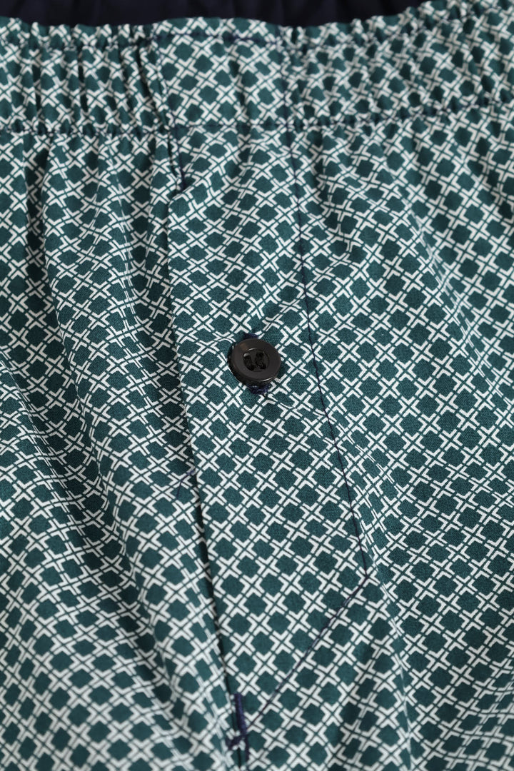 3 Pack Design Boxers - Blue/Green