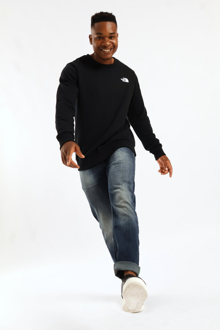 Simple Dome Regular Crew Tee - Black