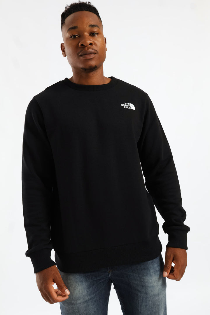Simple Dome Regular Crew Tee - Black