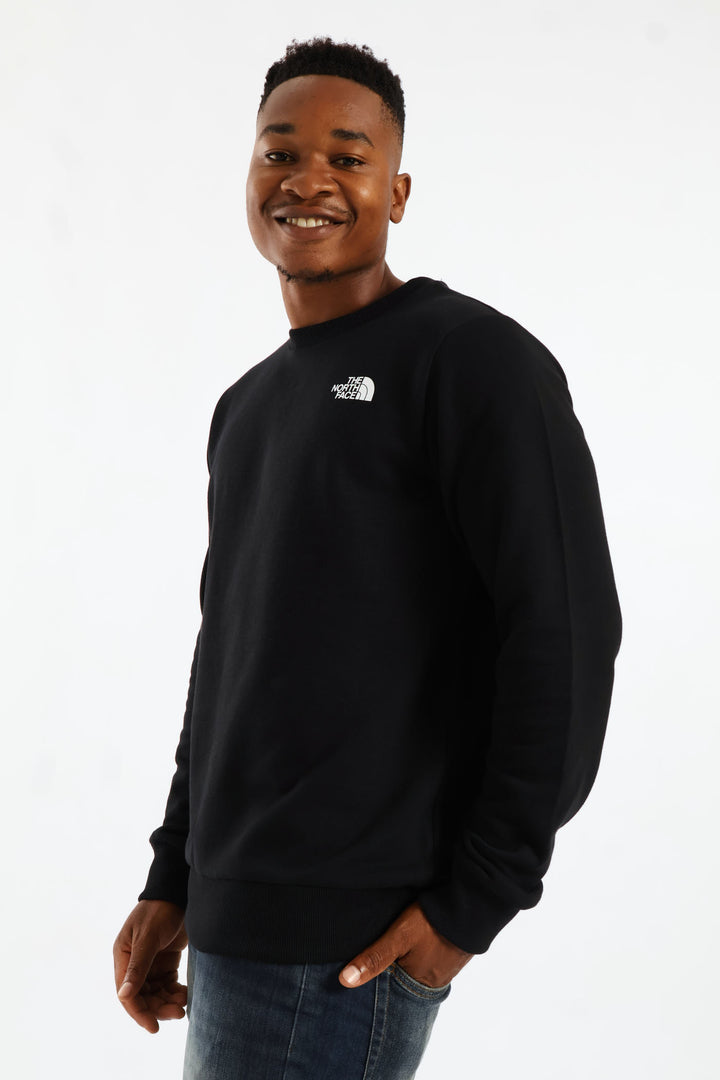 Simple Dome Regular Crew Tee - Black