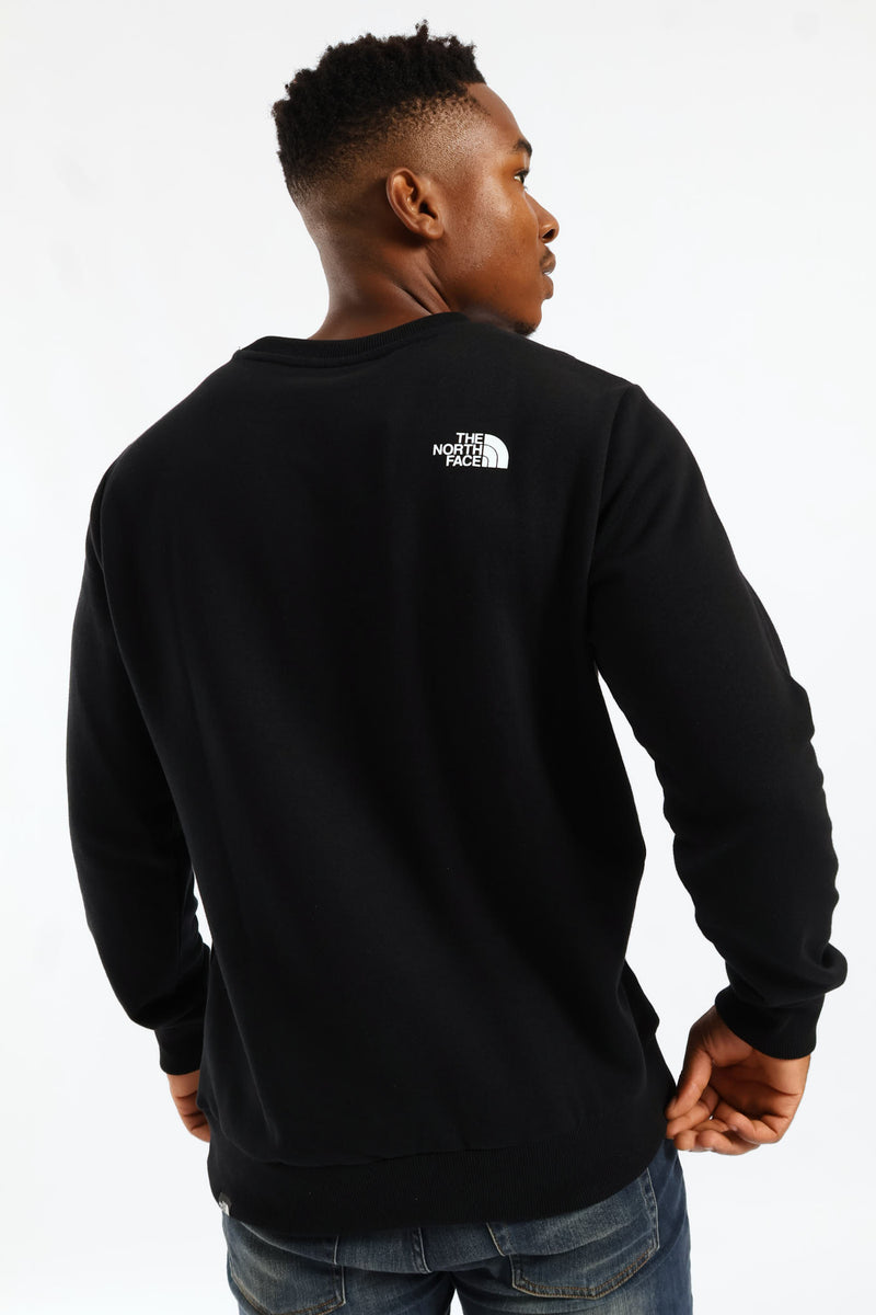 Simple Dome Regular Crew Tee - Black