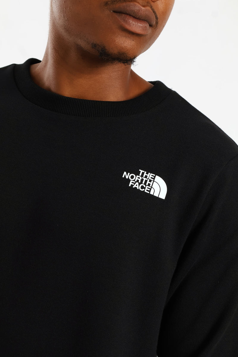 Simple Dome Regular Crew Tee - Black