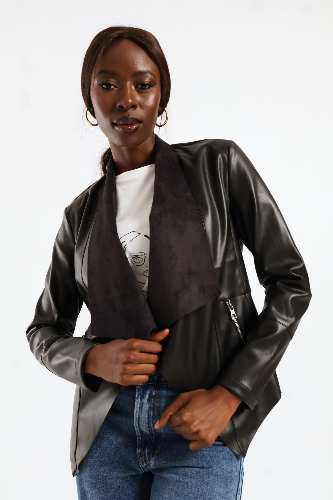 Ladies Waterfall Jacket - Black – Edgars