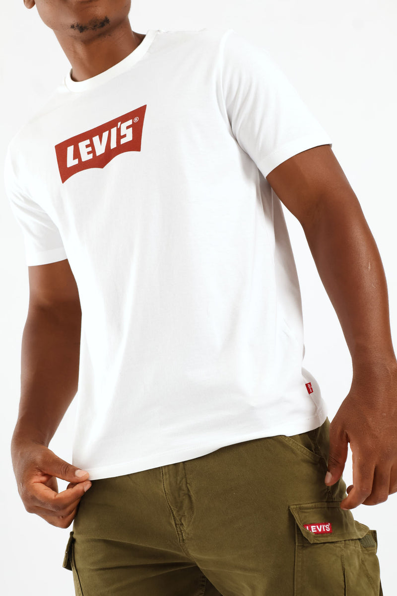 Graphic Crewneck Tee - White