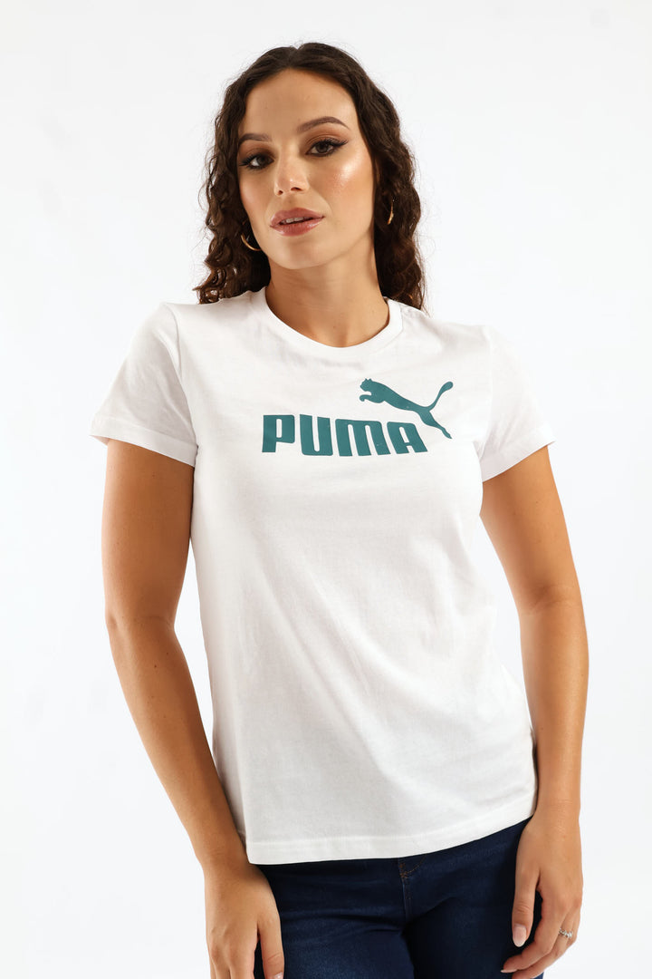 Essential No. 1 Logo Tee - White