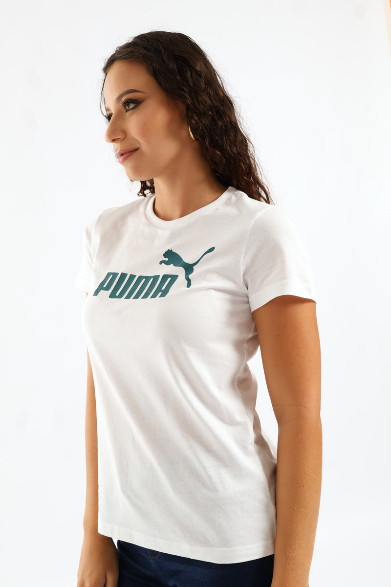 Essential No. 1 Logo Tee - White