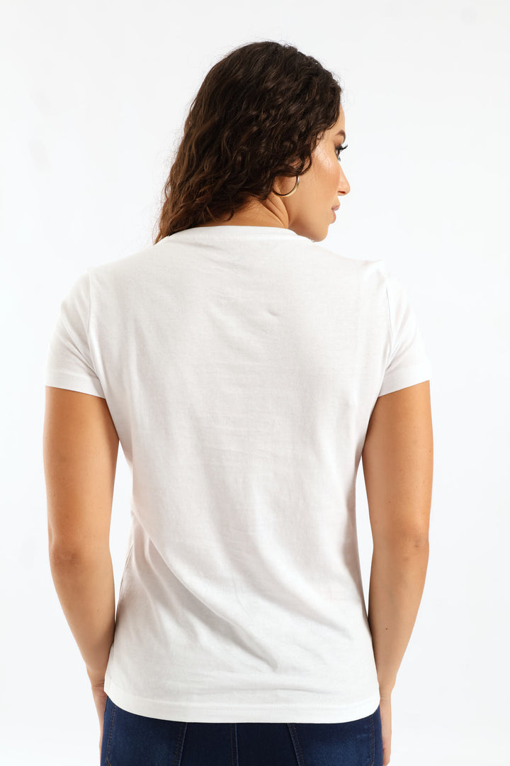 Essential No. 1 Logo Tee - White