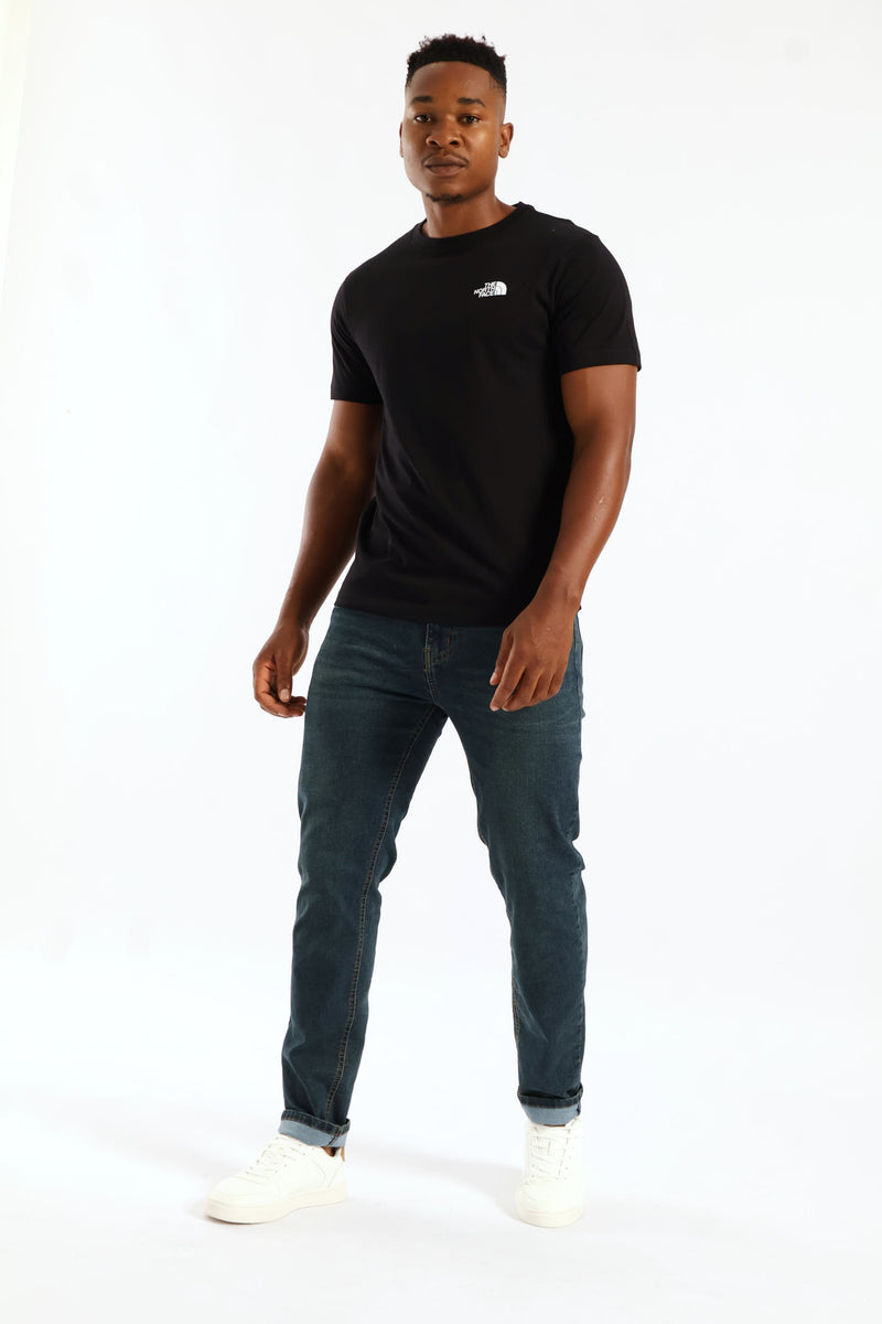Vertical Regular Tee - Black