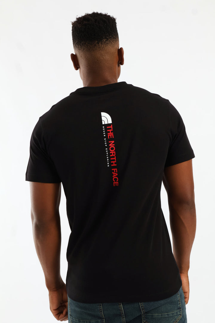 Vertical Regular Tee - Black