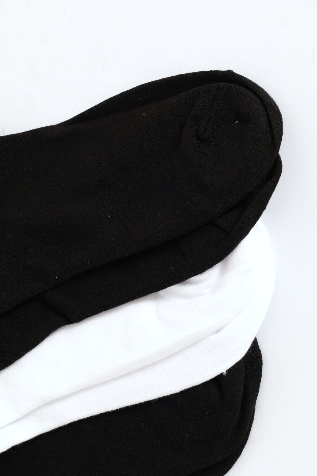 3 Pack Anklet Socks - Black/White