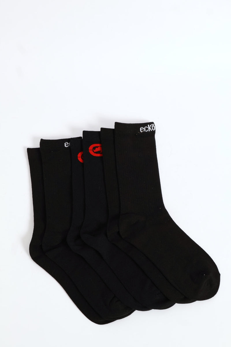 3 Pack Anklet Socks - Black