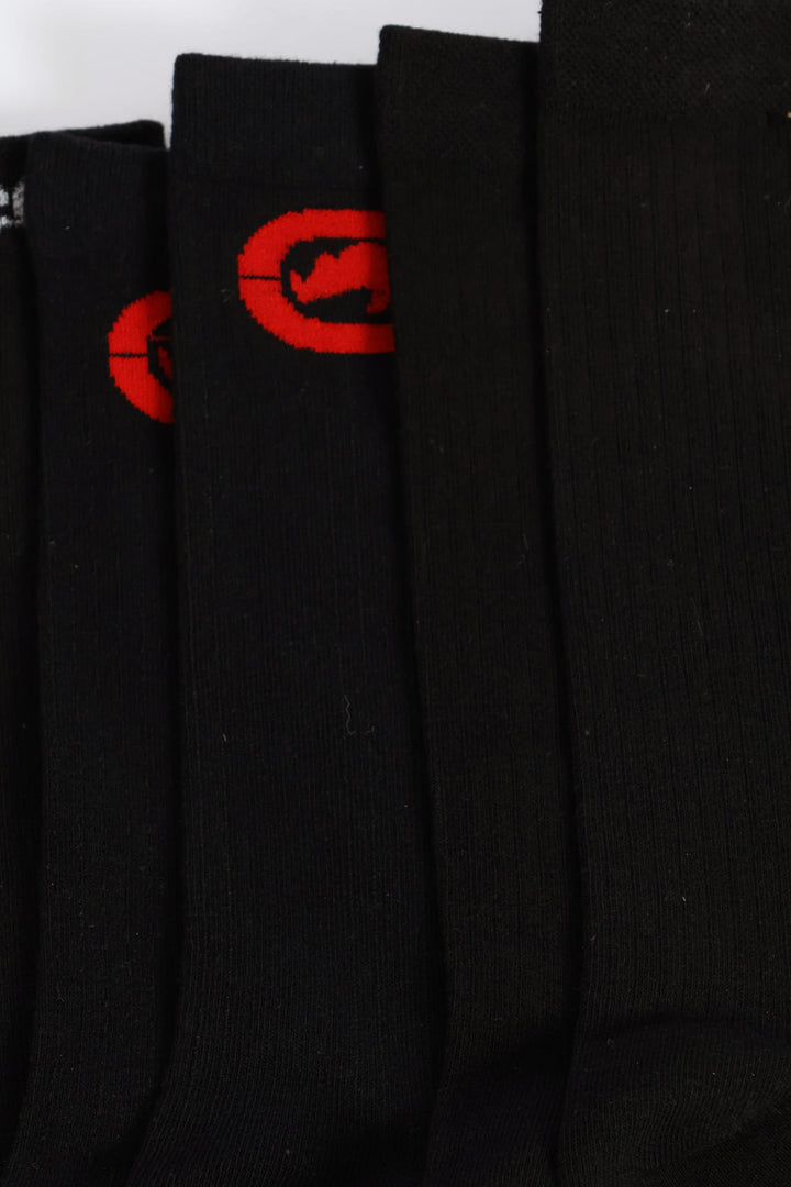 3 Pack Anklet Socks - Black