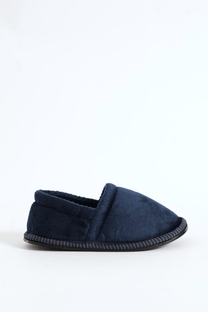 Pre-Boys Basic Slipper - Navy