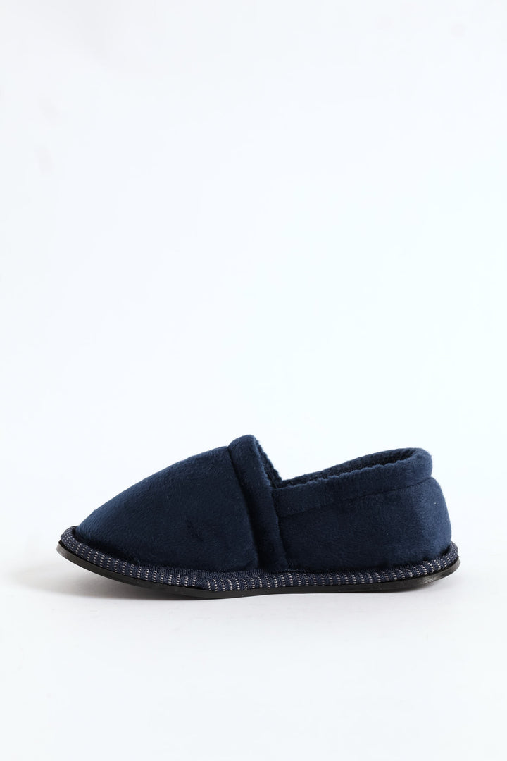 Pre-Boys Basic Slipper - Navy