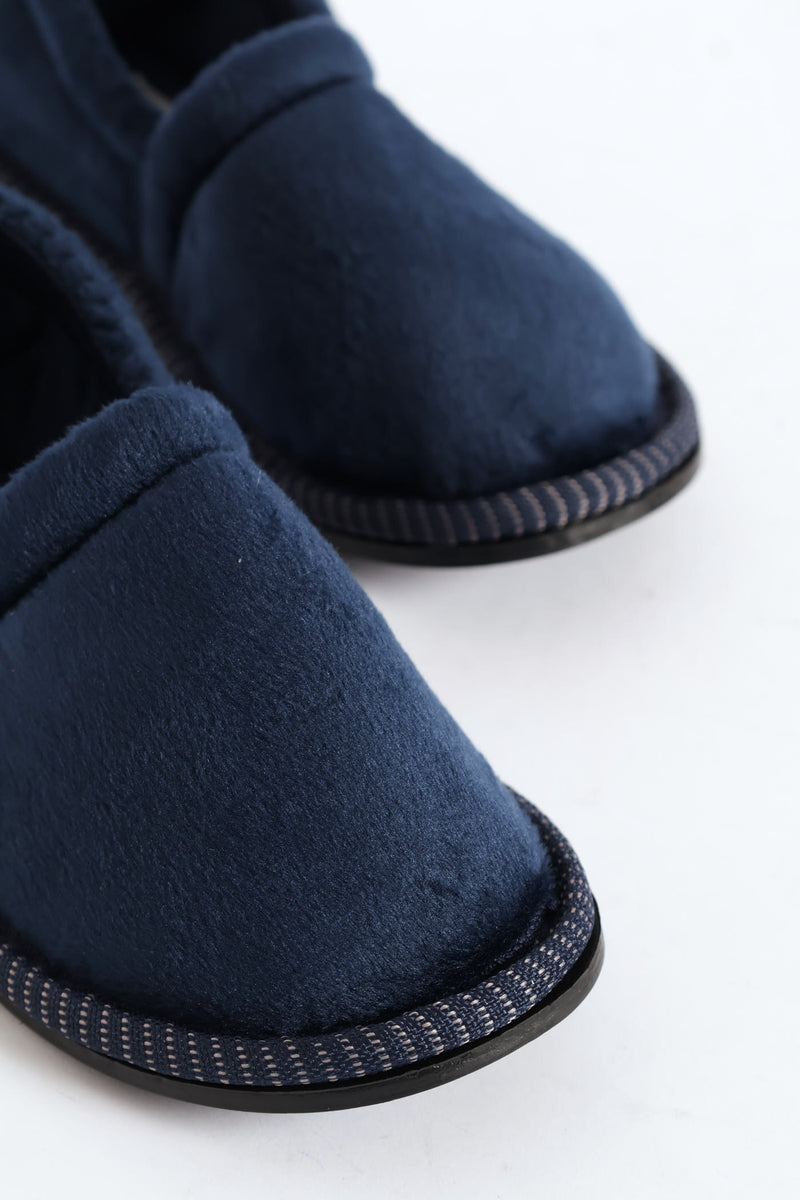Pre-Boys Basic Slipper - Navy