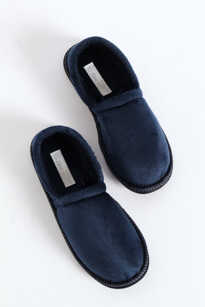 Boys Basic Slipper - Navy