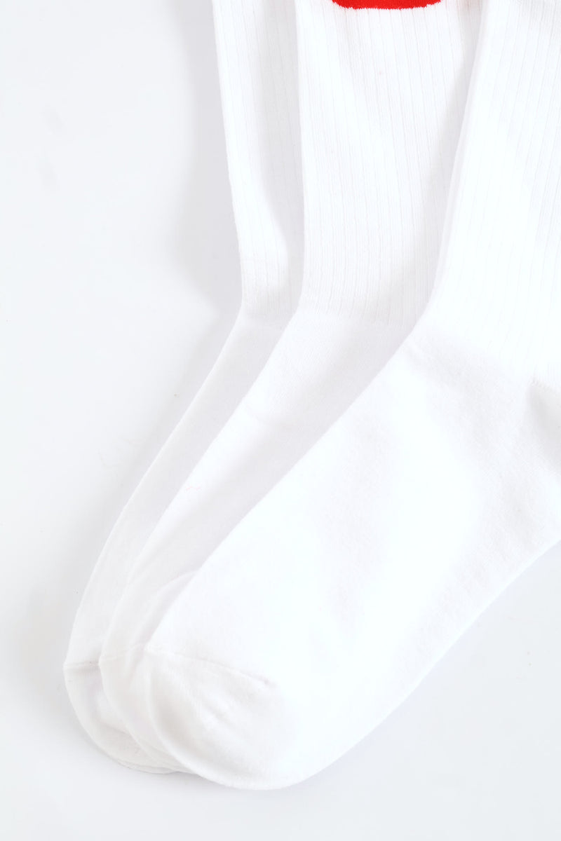 3 Pack Anklet Socks - White