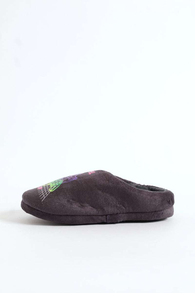 Boys Gaming Slipper - Charcoal