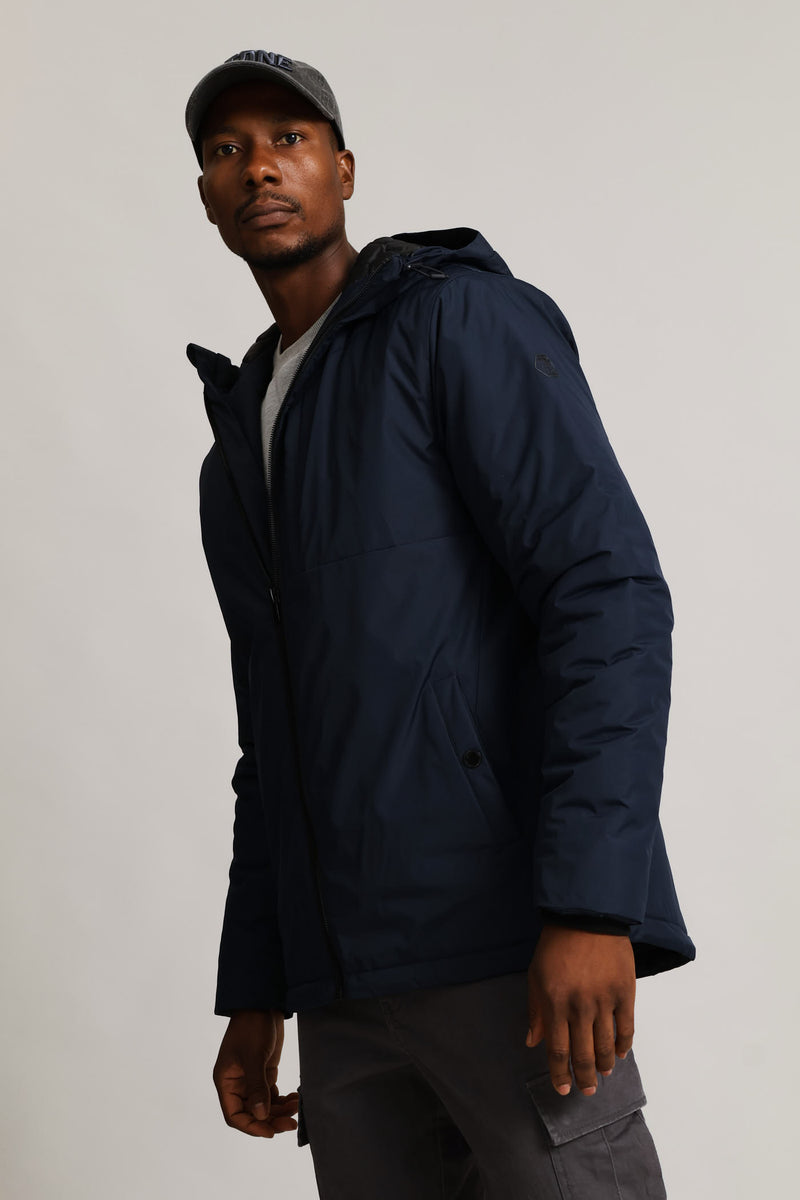 Hooded Shell Jacket - Navy