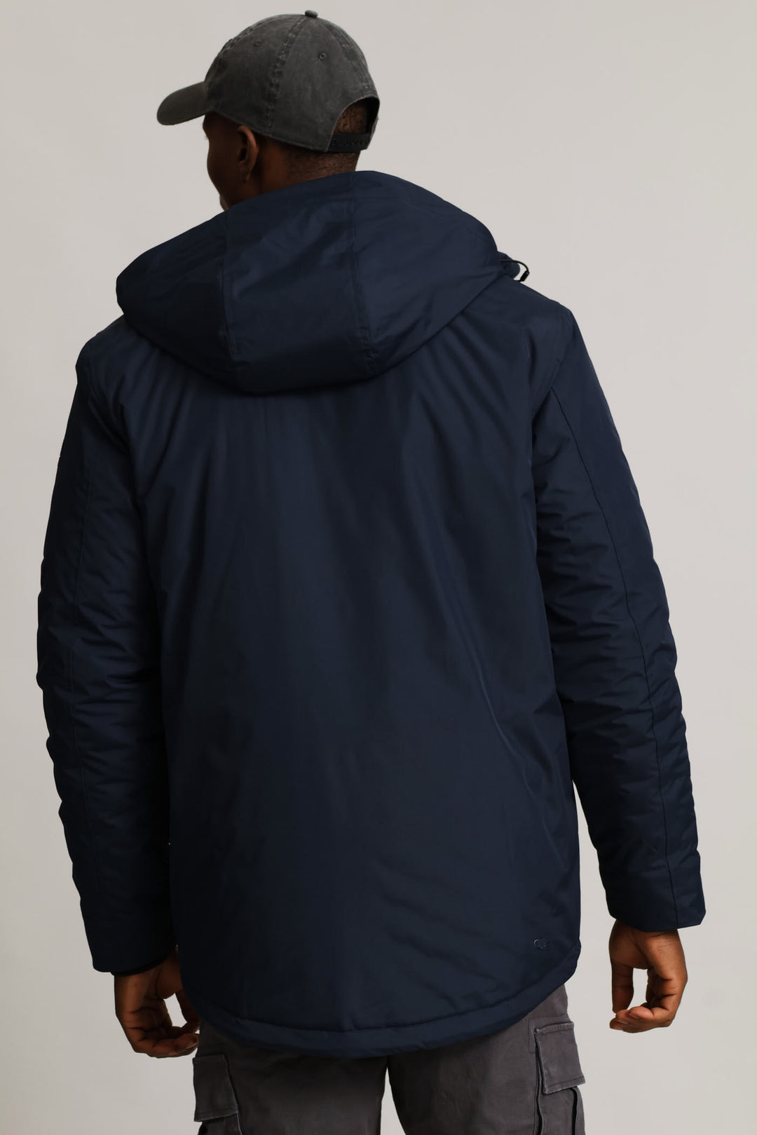 Hooded Shell Jacket - Navy