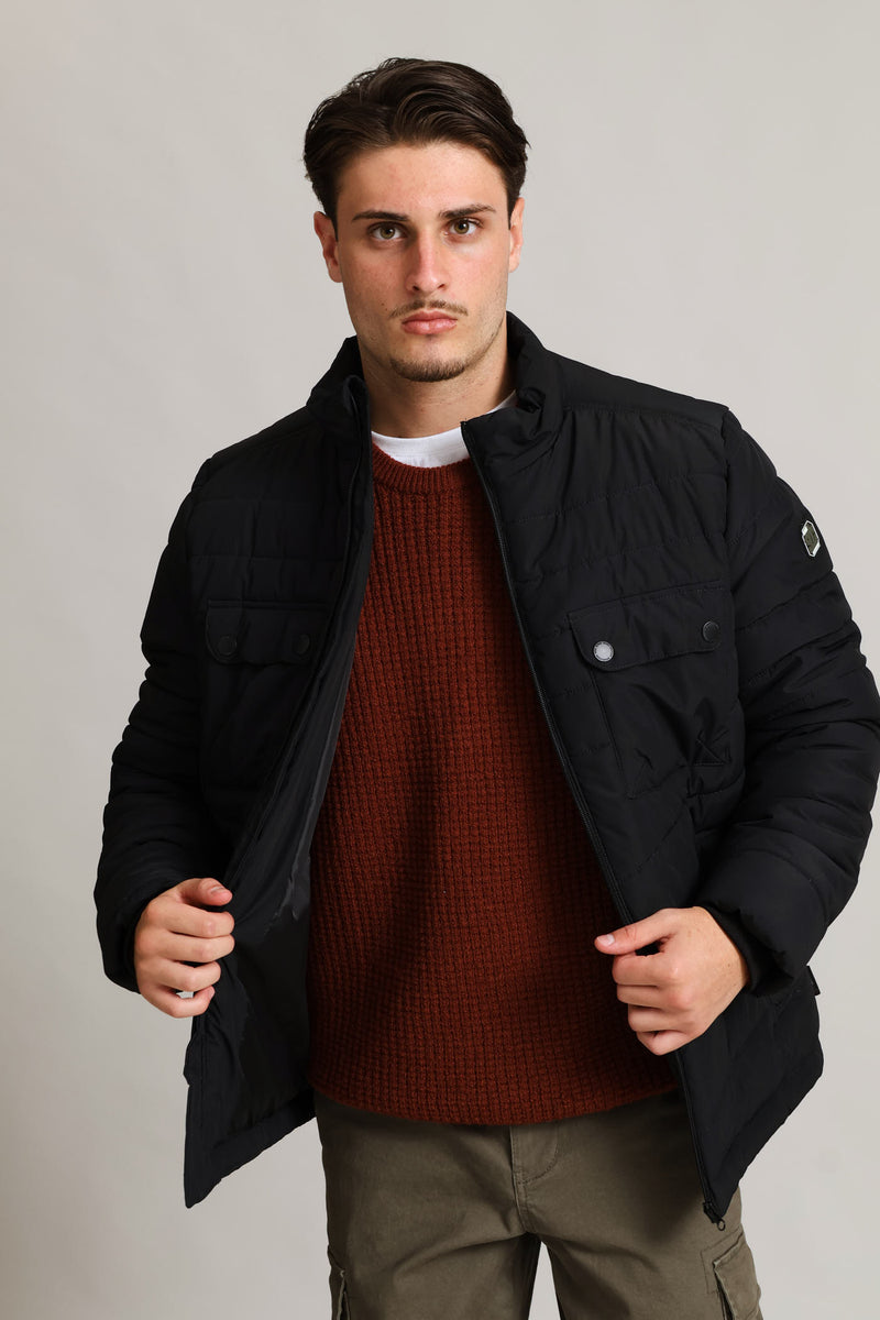 Black Funnel Cargo Pocket Padded - Black