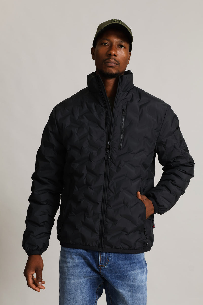 Black Heat Seal Puffer - Black