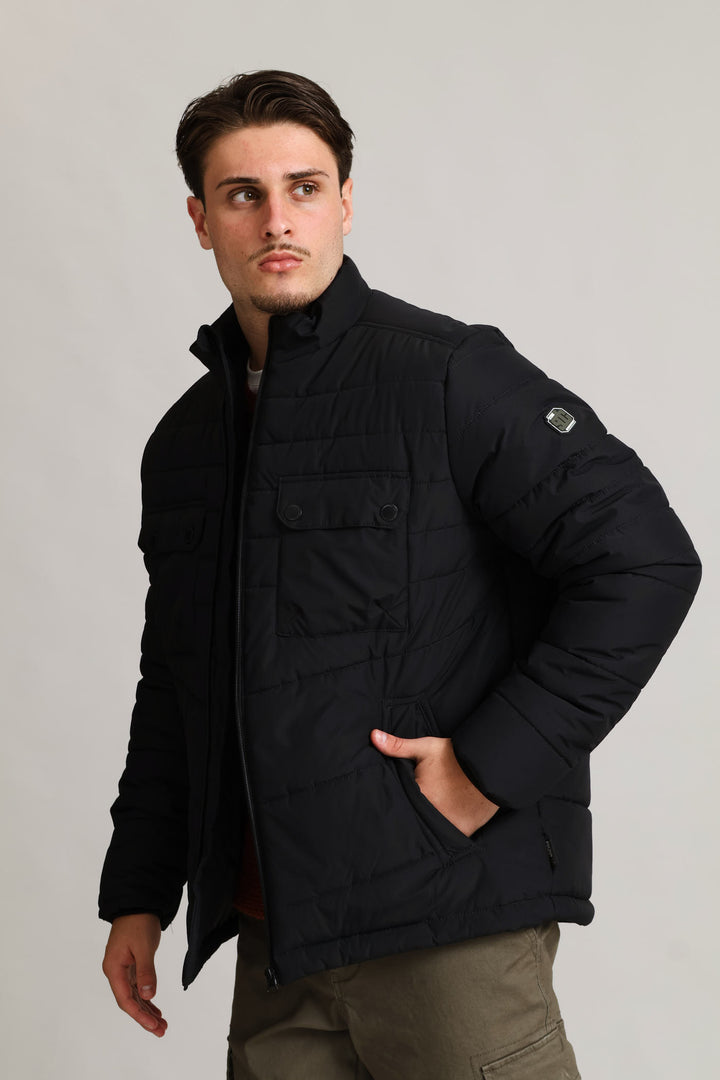 Black Funnel Cargo Pocket Padded - Black