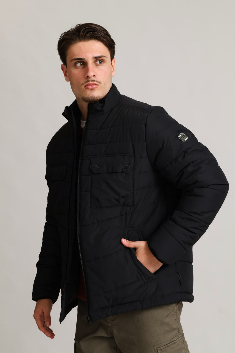 Black Funnel Cargo Pocket Padded - Black