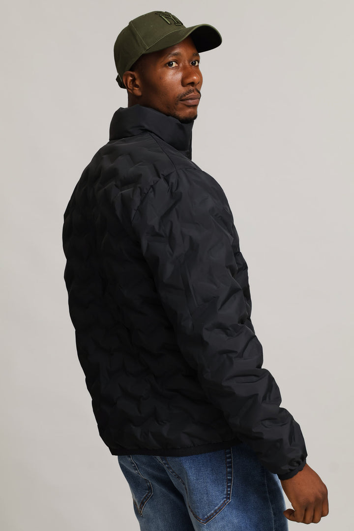 Black Heat Seal Puffer - Black