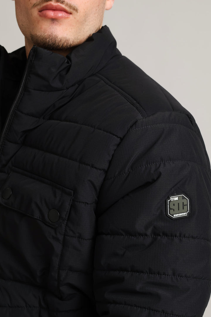 Black Funnel Cargo Pocket Padded - Black