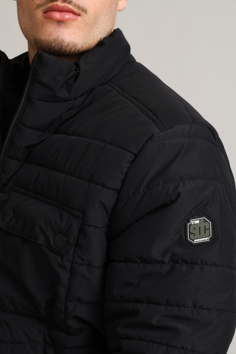 Black Funnel Cargo Pocket Padded - Black