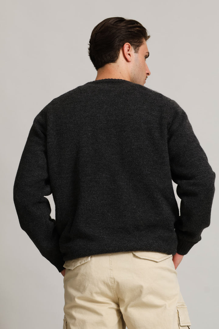 Plain Crew Knitwear - Charcoal Melange