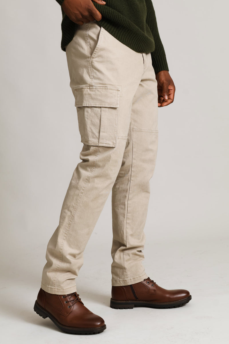 Cargo Pocket Pant - Stone