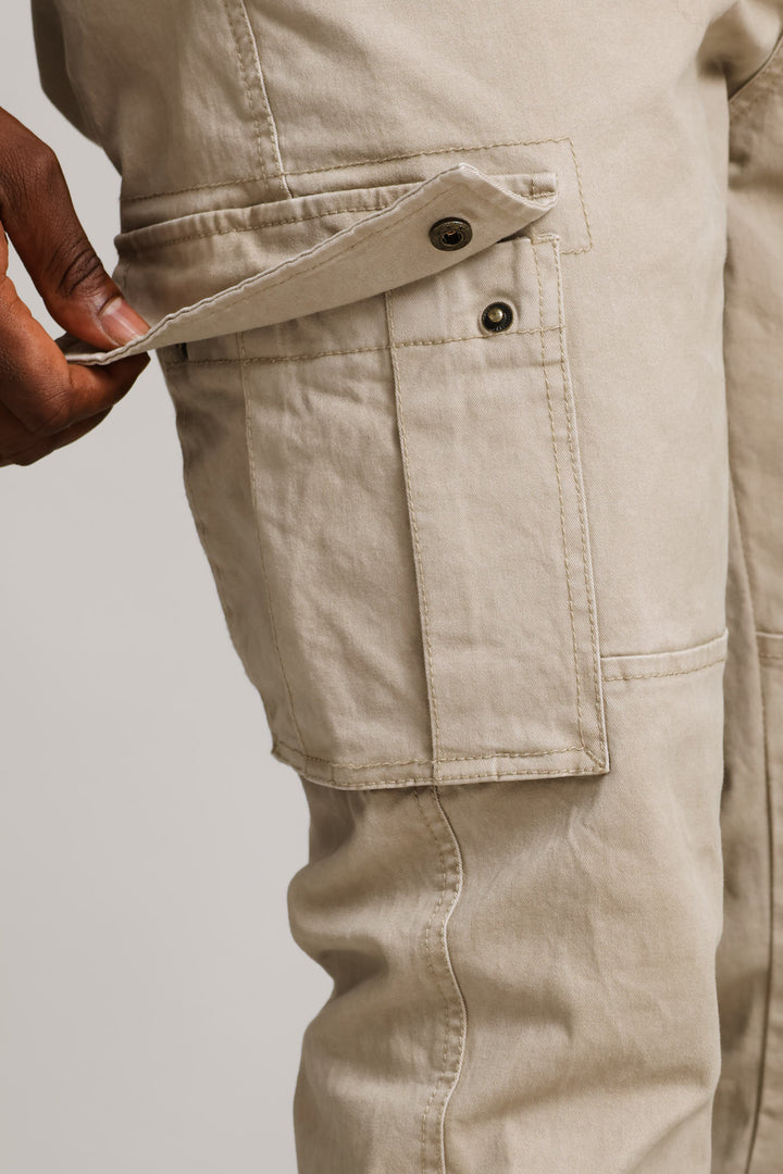 Cargo Pocket Pant - Stone