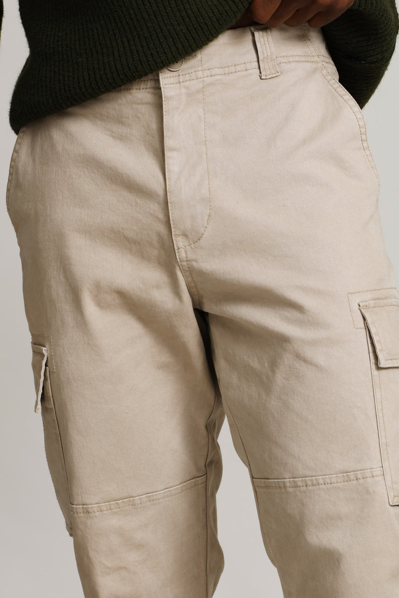 Cargo Pocket Pant - Stone