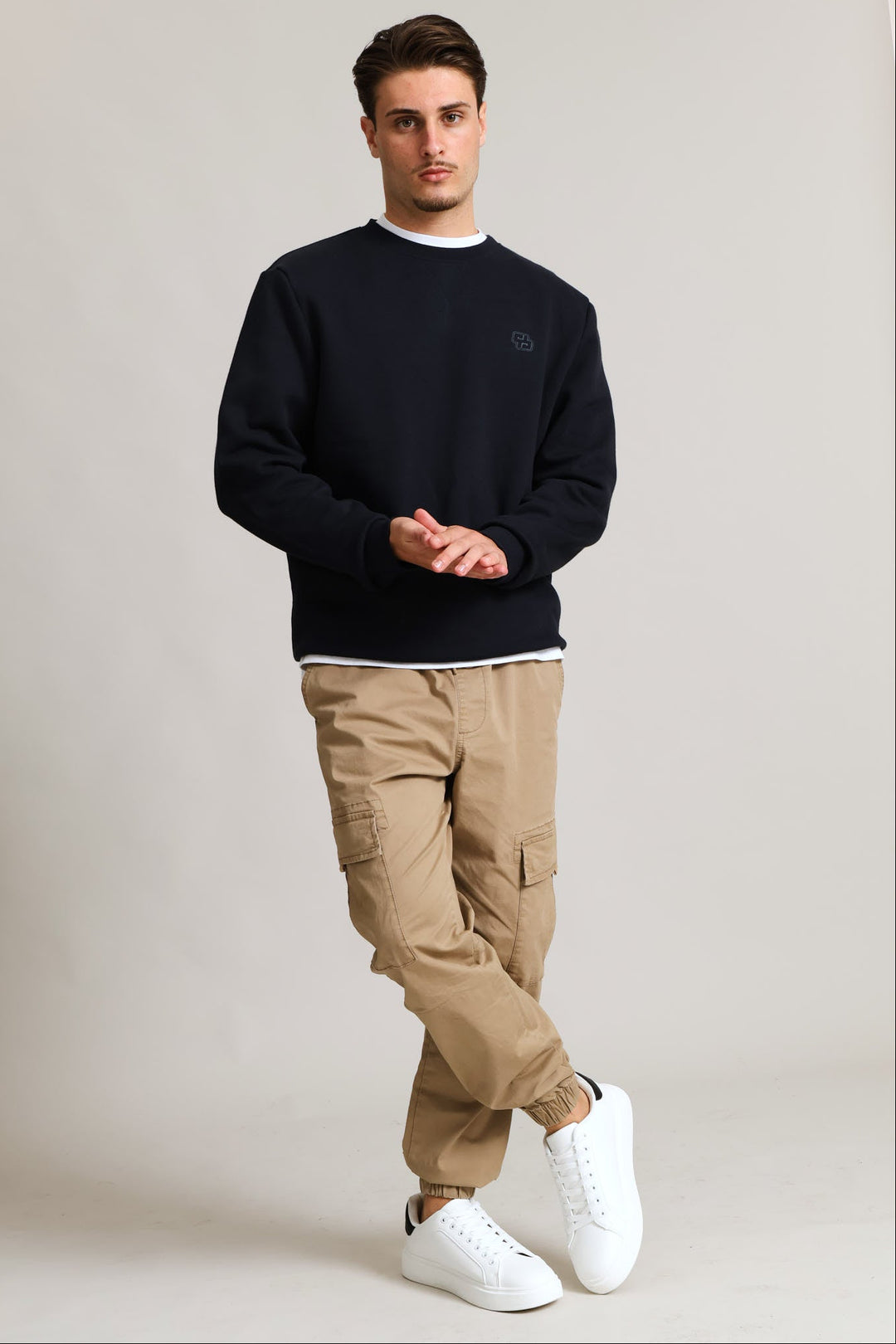 Sweat Crew Top - Navy